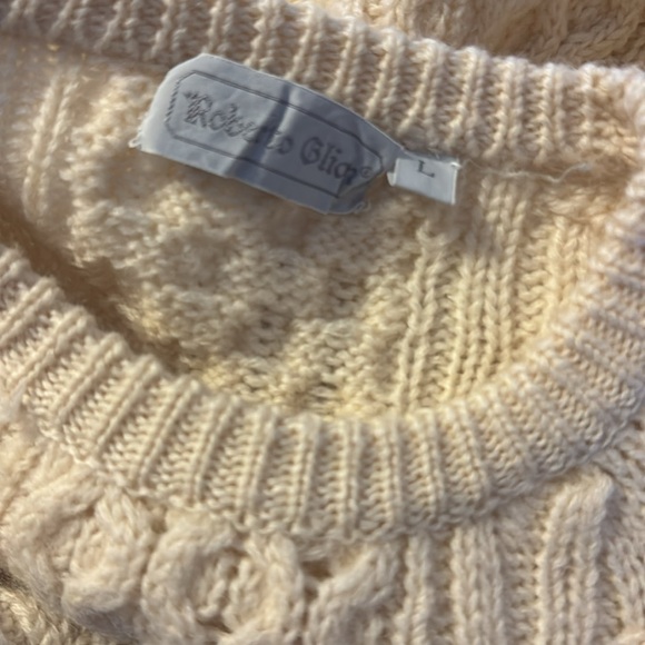 Roberto Glion Vintage Wool Knit Large Sweater - Picture 4 of 4